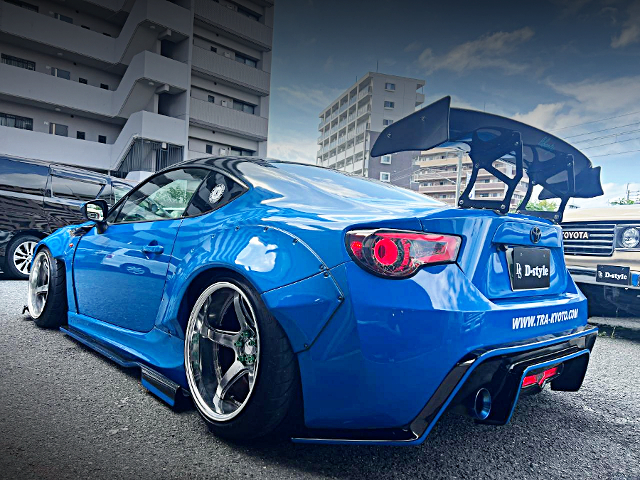 Rear exterior of WIDEBODY ZN6 TOYOTA 86 GT.