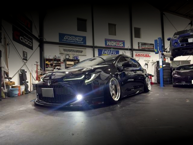 Front exterior of Bagged ZWE211H COROLLA SPORT HYBRID G Z.