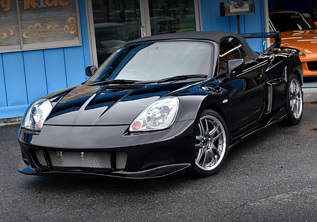 Front exterior of TRIAL RECKLESS WIDEBODY ZZW30 TOYOTA MR-S S-EDITION.