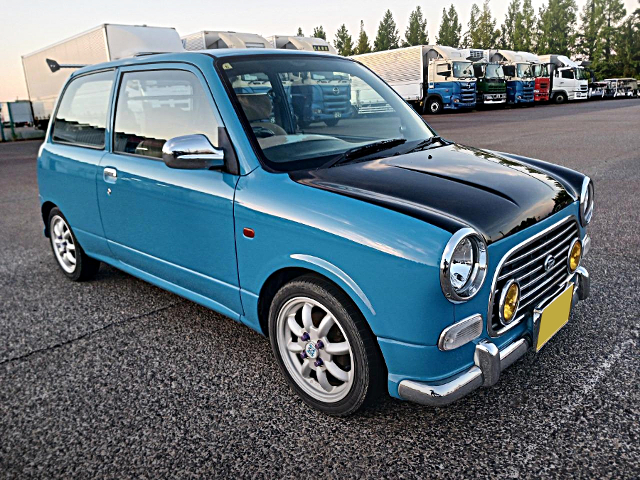 Front exterior of GINO Styled 5th Gen DAIHATSU MIRA.
