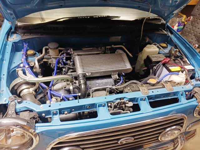 JB turbo Inline-four engine.