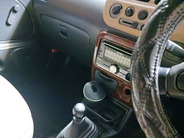 Shift knob of GINO Styled 5th Gen DAIHATSU MIRA.