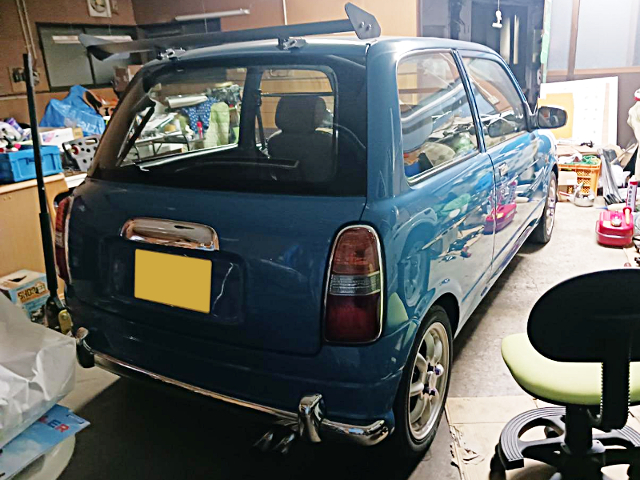 Rear exterior of GINO Styled 5th Gen DAIHATSU MIRA.