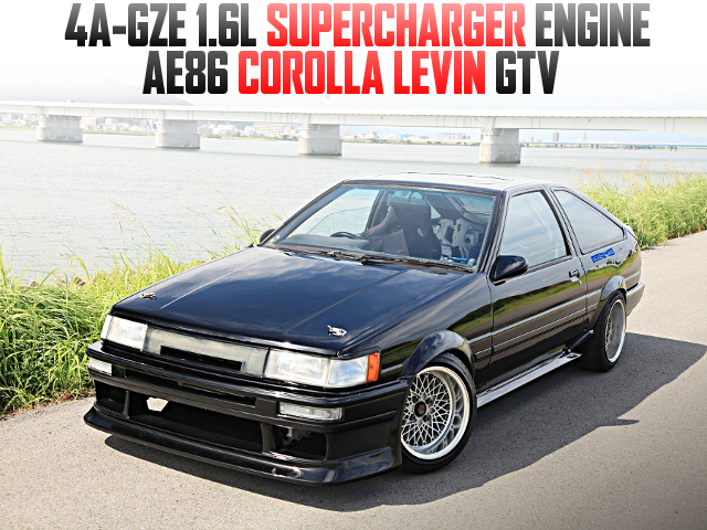 4A-GZE 1.6L SUPERCHARGER ENGINE swapped AE86 COROLLA LEVIN GTV.