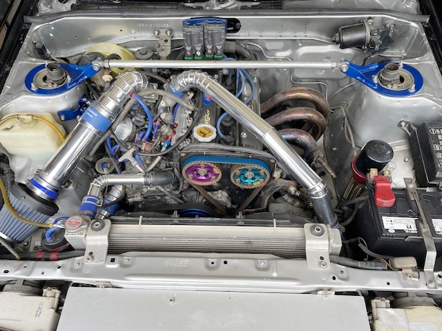 4A-GZE 1.6L SUPERCHARGER ENGINE.