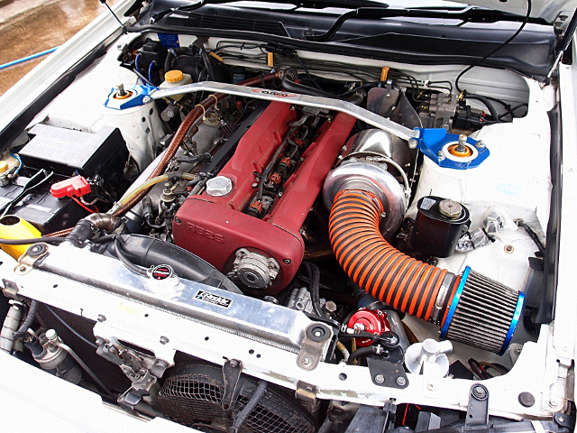 RB26 2.8L STROKER and GARRETT SINGLE TURBO.