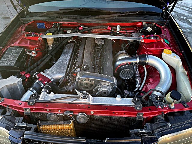 RB27 With TURBONETICS SINGLE TURBO.