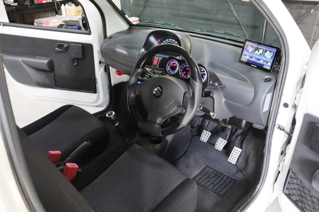 interior dashboard of EC22S SUZUKI TWIN GASOLINE A.