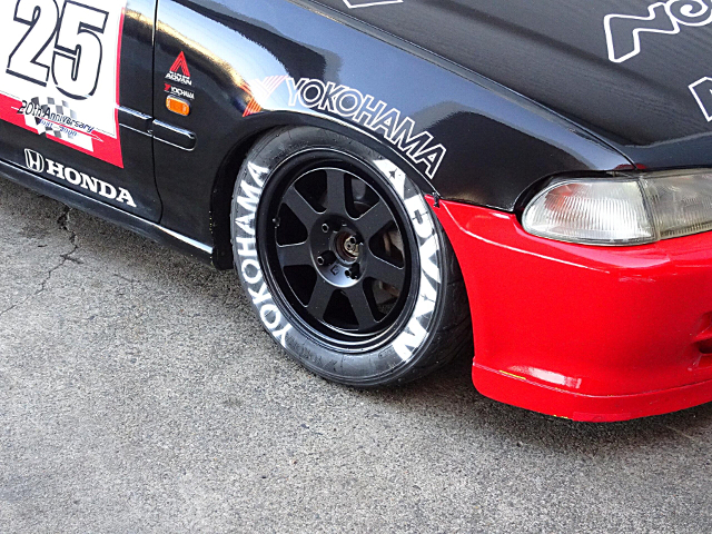 Front Rim of ADVAN RACING LIVERY EG9 CIVIC FERIO.