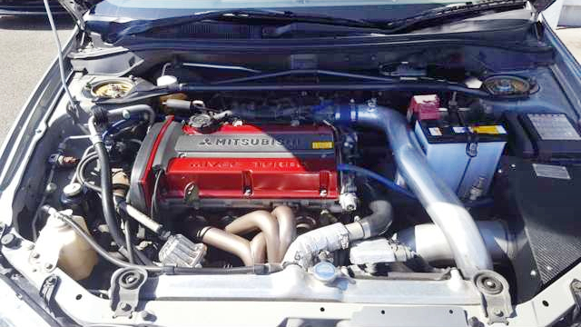 4G63 2.2L stroker and AFTERMARKET TURBO At 500HP.