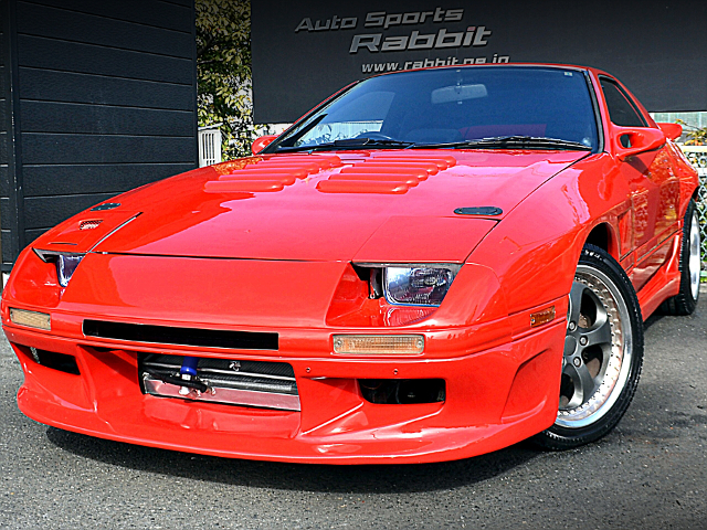 Front exterior of WIDEBODY FC3S SAVANNA RX-7 GT-X.