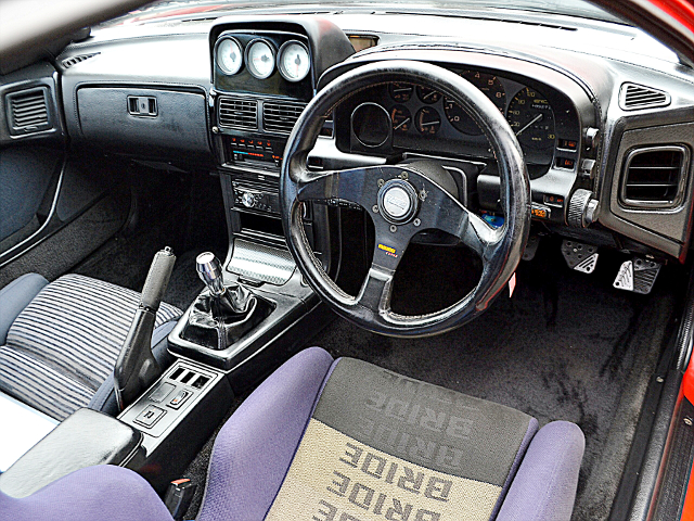 interior of WIDEBODY FC3S SAVANNA RX-7 GT-X.