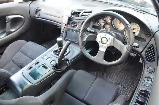 Interior of FD3S MAZDA RX-7.