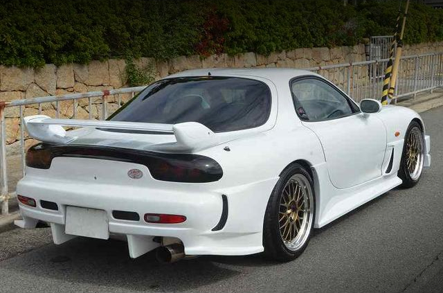 Rear exterior of FD3S MAZDA RX-7.