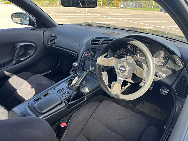 Interior of FD3S MAZDA RX-7 TYPE-RZ.