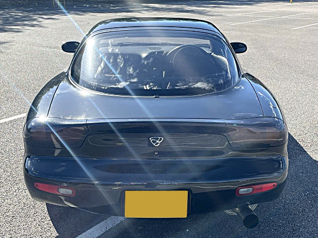 Exhaust muffler of FD3S MAZDA RX-7 TYPE-RZ.