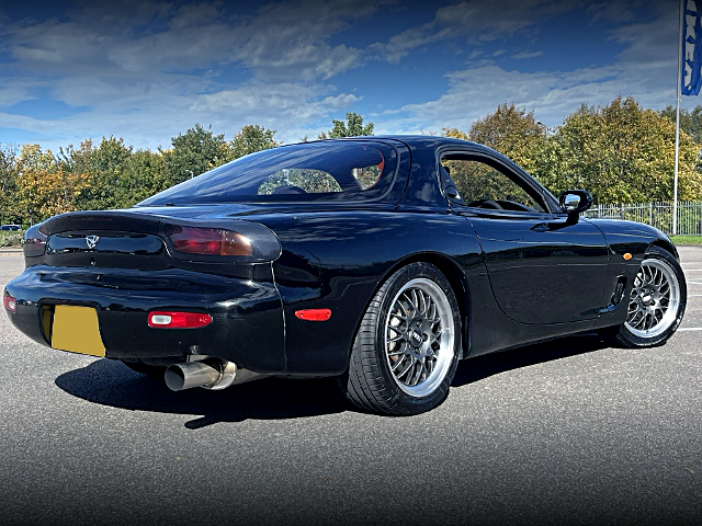 Rear exterior of FD3S MAZDA RX-7 TYPE-RZ.
