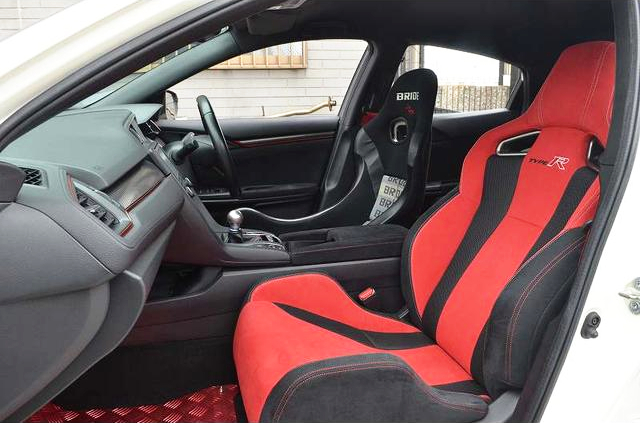Interior seats of LAILE BEATRUSH DEMO CAR FK8 CIVIC TYPE-R.