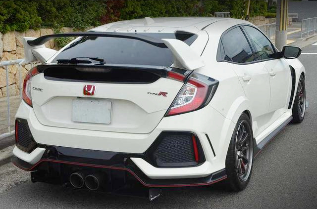 Rear exterior of LAILE BEATRUSH DEMO CAR FK8 CIVIC TYPE-R.