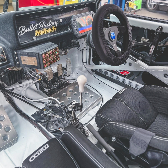 Interior of Volkswagen Golf Mk1.