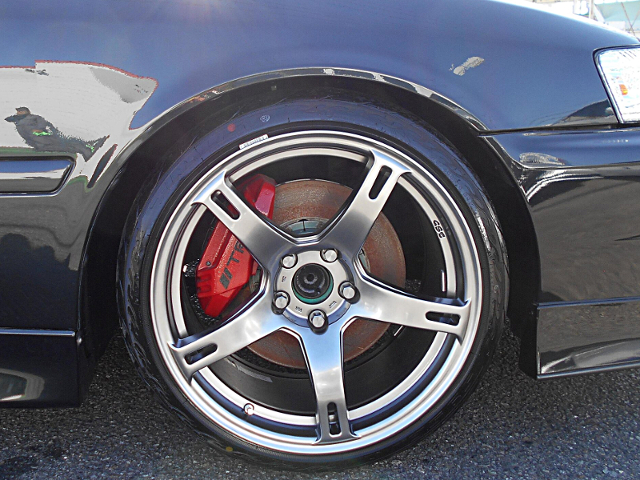 JZA80 Front caliper installed JZX100 CHASER TOURER-V.
