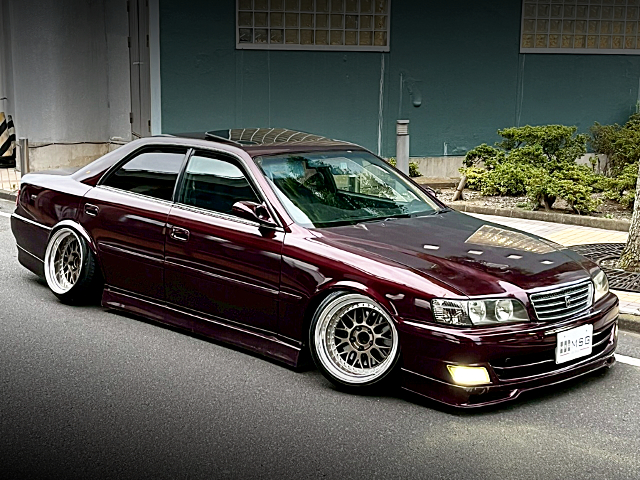 Front exterior of STATIC JZX100 CHASER TOURER-V.