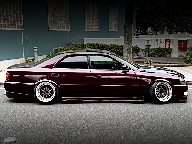 Right side exterior of STATIC JZX100 CHASER TOURER-V.