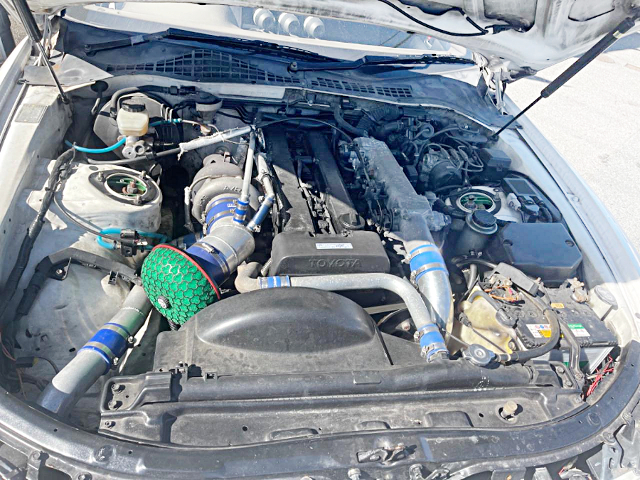 1JZ-GTE With HKS SINGLE TURBO.