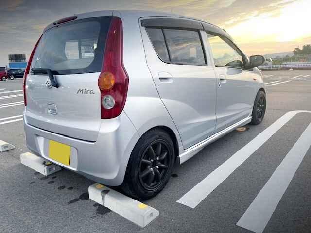 Rear exterior of L285S DAIHATSU MIRA.