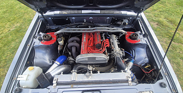 4G63 DOHC TURBO ENGINE.