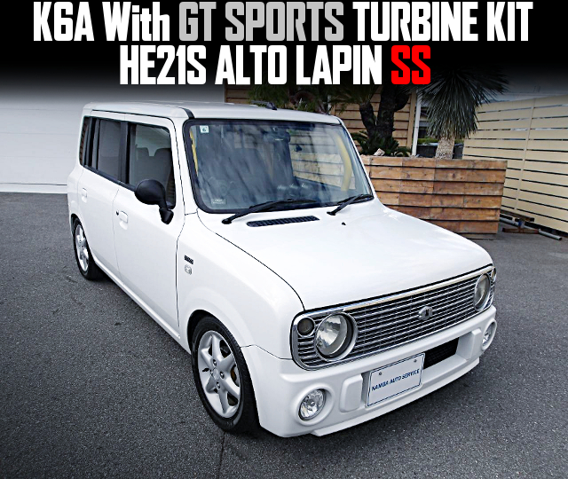 K6A With GT SPORTS TURBINE KIT in the HE21S ALTO LAPIN SS.