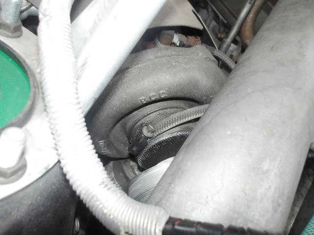 TO4E Turbocharger on 7M-GTE.