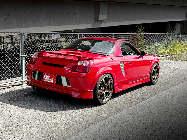 Rear exterior of ZZW30 TOYOTA MR-S.