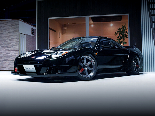 Front exterior of ROUTE KS MADONNA WIDEBODY 1st Gen NA1 HONDA NSX.