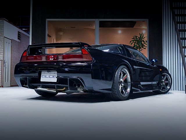 Rear exterior of ROUTE KS MADONNA WIDEBODY 1st Gen NA1 HONDA NSX.