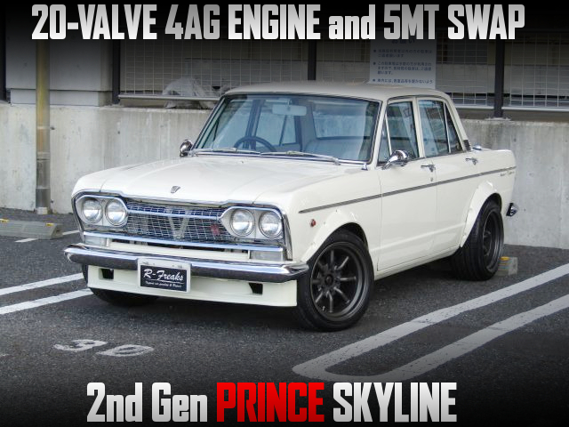 20-VALVE 4AG ENGINE and 5MT swapped 2nd Gen PRINCE SKYLINE.