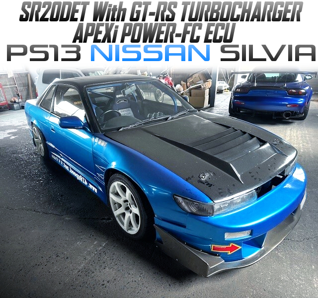 SR20DET With GT-RS TURBOCHARGER and APEXi POWER-FC ECU, in the PS13 NISSAN SILVIA.
