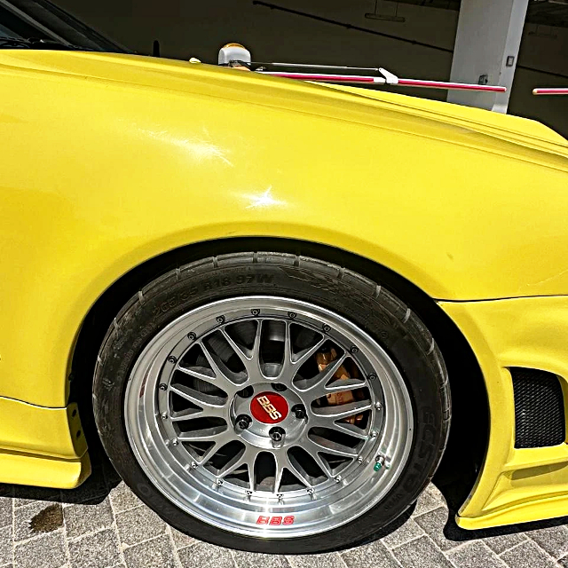 Brembo Caliper and BBS Rim.