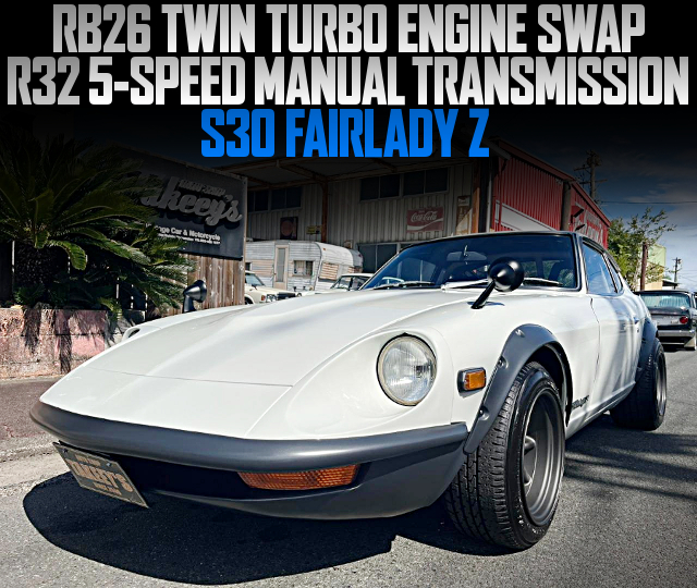 RB26 TWIN TURBO ENGINE and R32 5-SPEED MANUAL TRANSMISSION swapped S30 FAIRLADY Z.