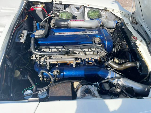 RB26DETT twin turbo in the S30Z engine room.