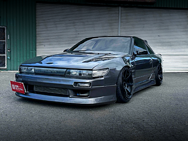 Front exterior of WIDEBODY S13 Silvia K'S Club Selection.