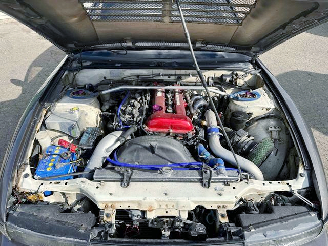 SR20DET turbo engine of WIDEBODY S13 Silvia K'S Club Selection.