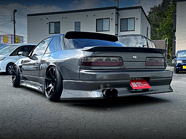 Rear exterior of WIDEBODY S13 Silvia K'S Club Selection.