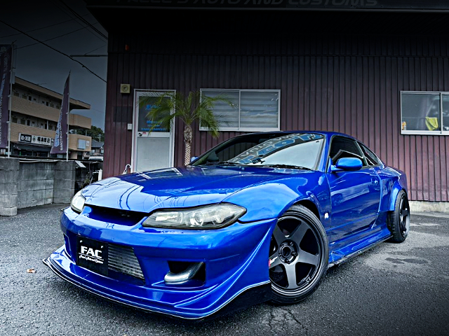 Front exterior of WIDEBODY S15 SILVIA SPEC-R AERO.