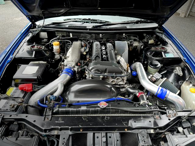 SR20DET turbo engine of WIDEBODY S15 SILVIA SPEC-R AERO.