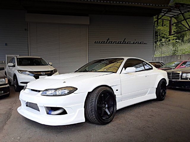 Front exterior of WIDEBODY S15 NISSAN SILVIA.