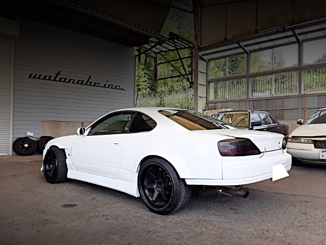 Rear exterior of WIDEBODY S15 NISSAN SILVIA.