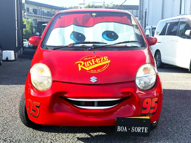 Headlight and Smile Bumper of Cars Styled EC22S SUZUKI TWIN.