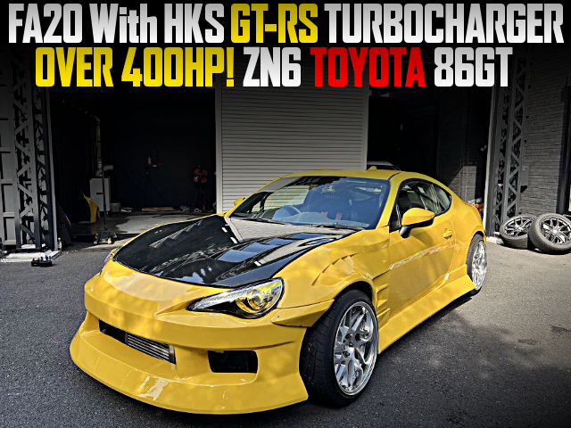 FA20 With HKS GT-RS TURBOCHARGER at OVER 400 HP in the ZN6 TOYOTA 86 GT.