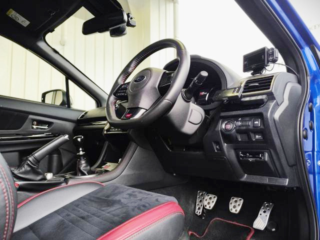 Interior of VAB SUBARU WRX STI TYPE-S.